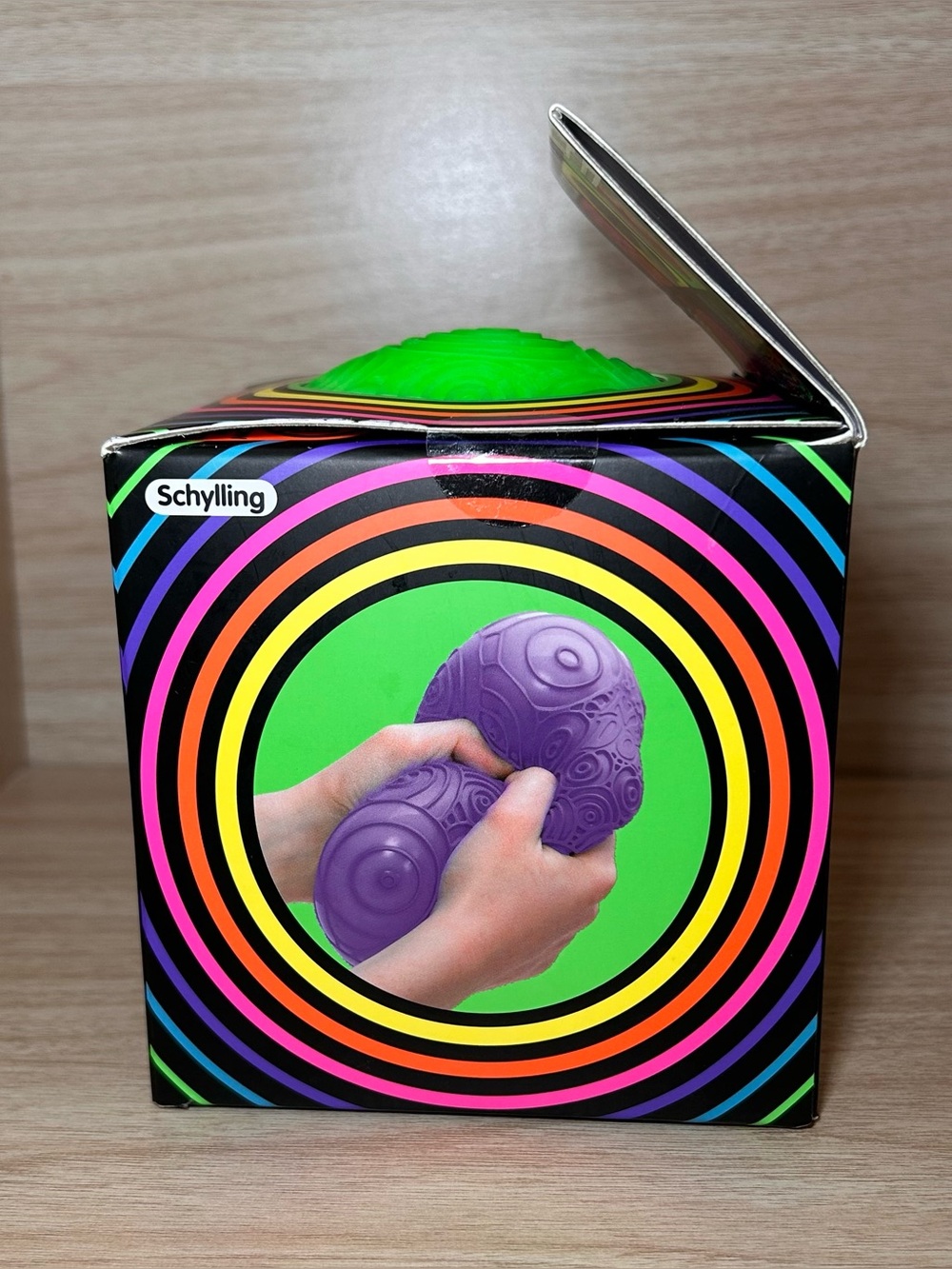 Green Super NEEDOH Ripples Squishy Toy - Picture 2 of 4